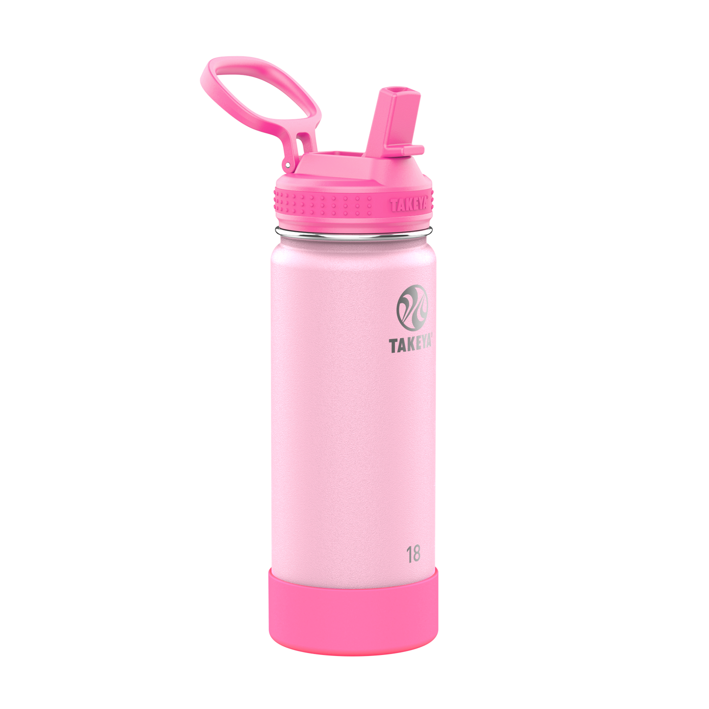 actives-kids-glow-in-the-dark-water-bottle-with-straw-lid-g7 51076-Actives-Kids-Straw-18-GID-SummerGlowPink-angle.png