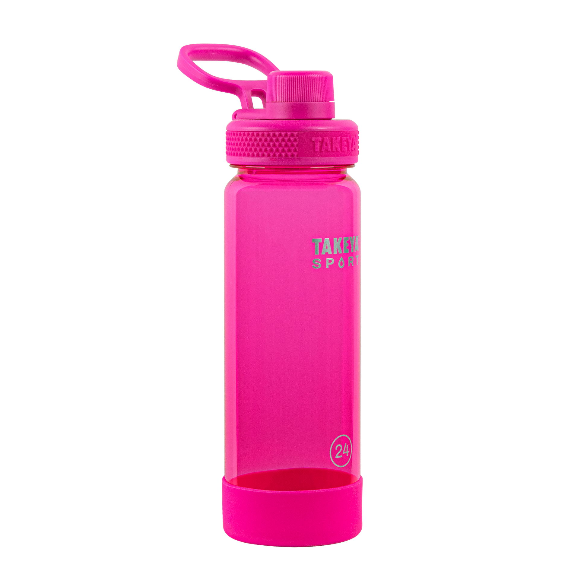 tritan-sport-water-bottle-with-spout-lid-d6 51671-TKS-Tritan-Spout-24-PinkSweep-frontangle.png