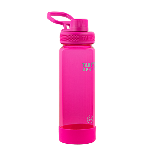 tritan-sport-water-bottle-with-spout-lid-d6 51671-TKS-Tritan-Spout-24-PinkSweep-frontangle.png