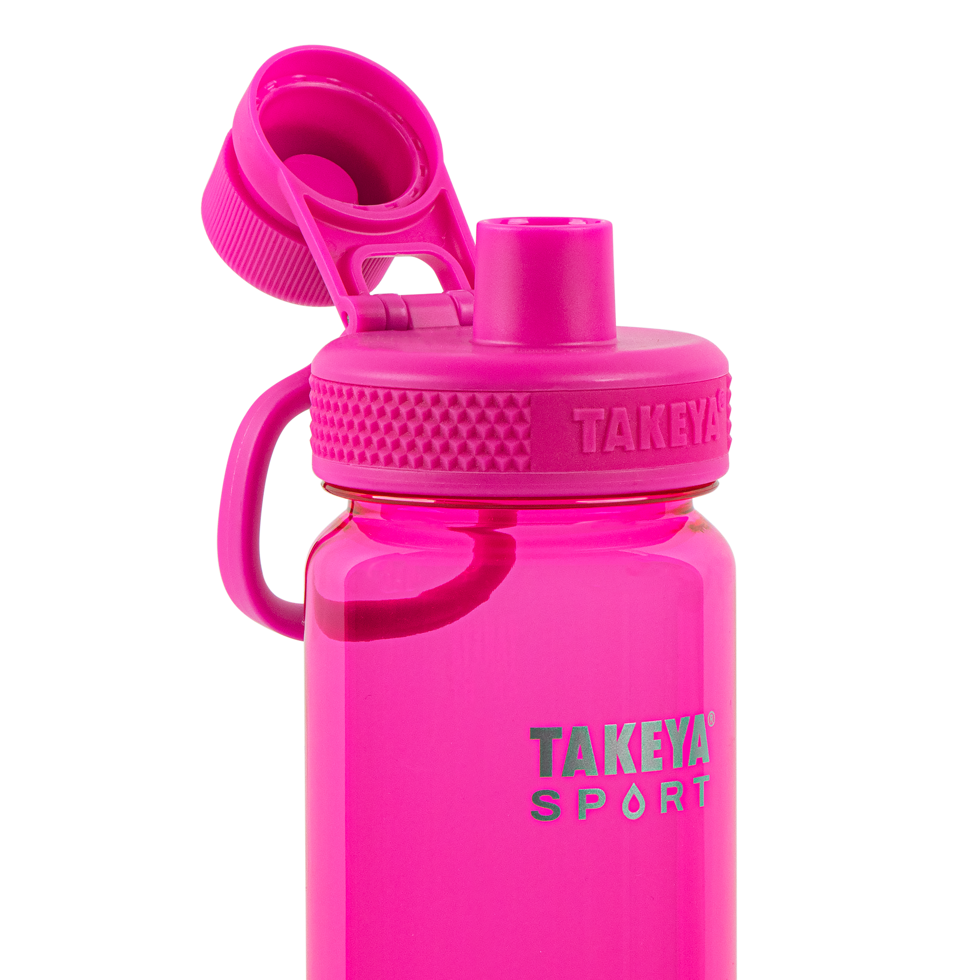 tritan-sport-water-bottle-with-spout-lid-d6 51671-TKS-Tritan-Spout-24-PinkSweep-openlid.png