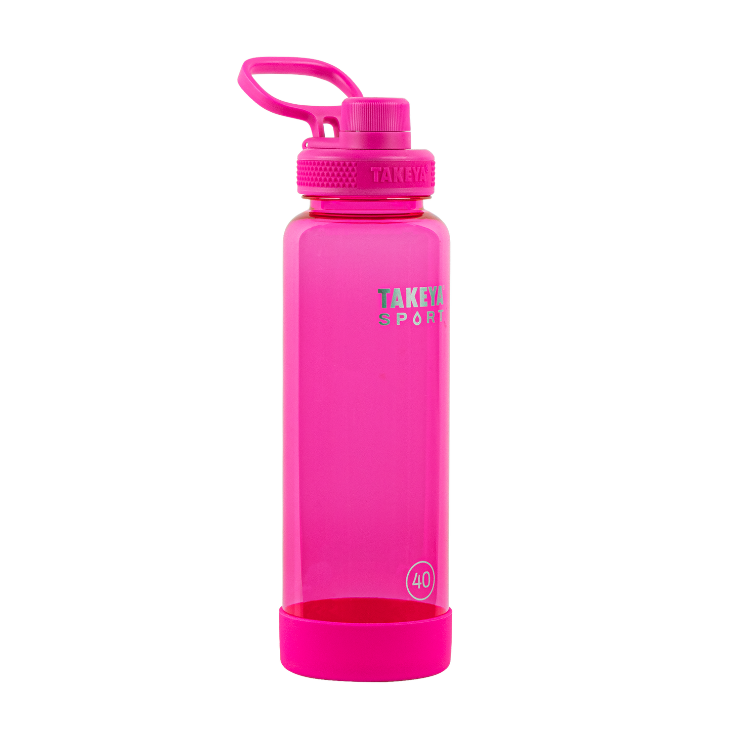tritan-sport-water-bottle-with-spout-lid-d6 52030-TKS-Tritan-Spout-40-PinkSweep-frontangle.png